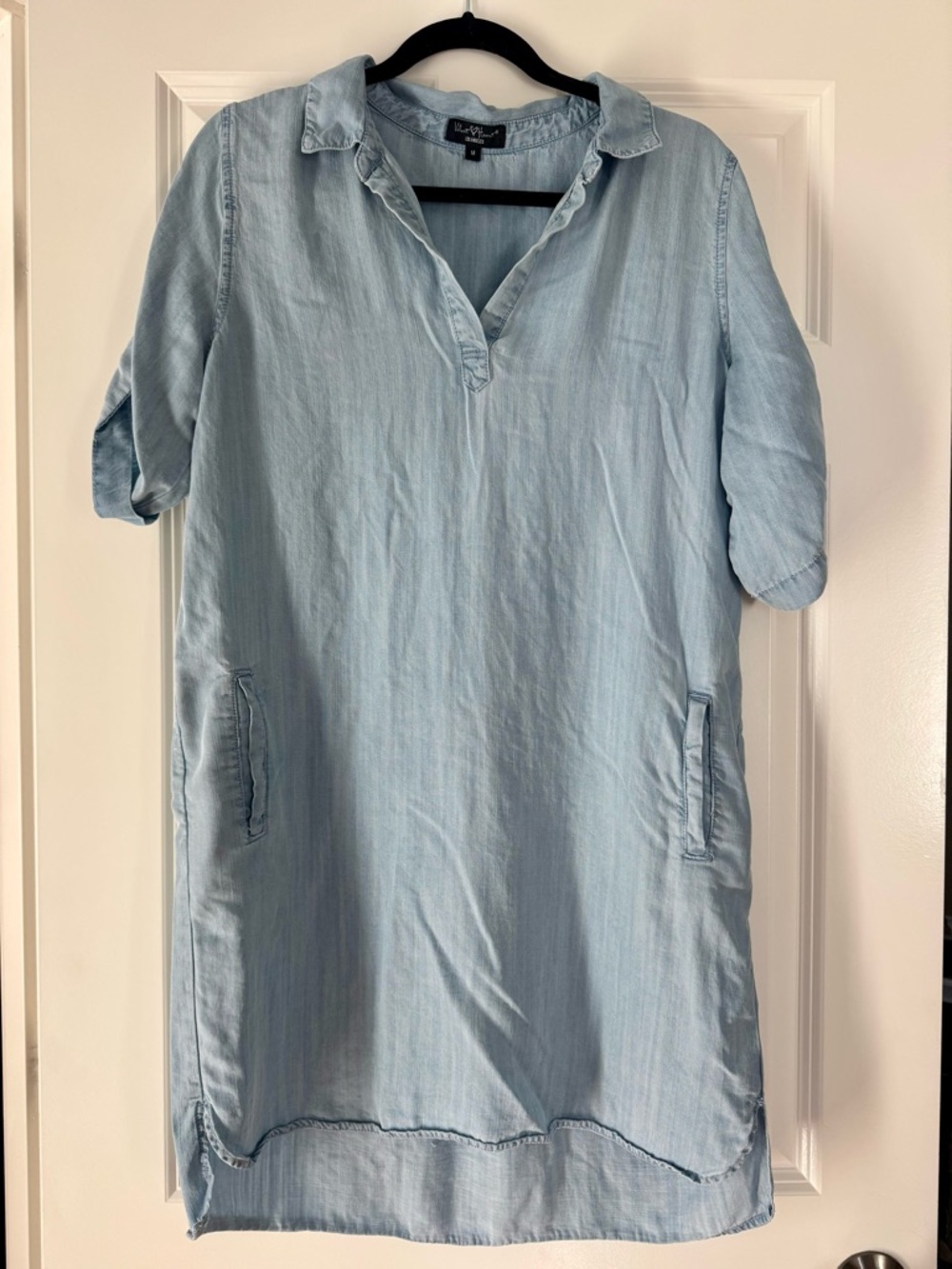 Velvet Heart Light Blue Denim Shirt Dress size M